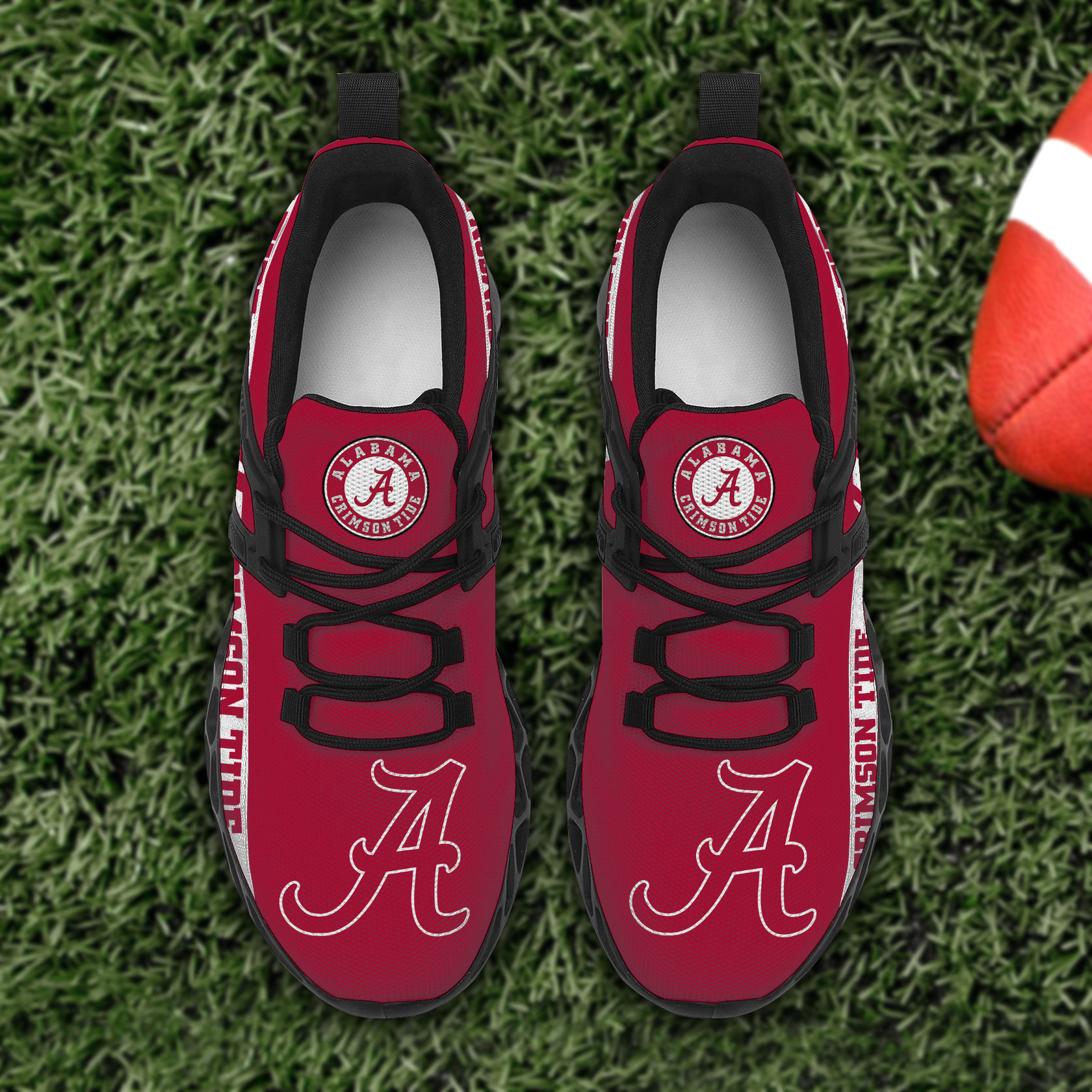 Alabama Crimson Tide Football Team Sport Sneakers - Famjoys Alabama Crimson Tide Football Team Sport Sneakers - Famjoys