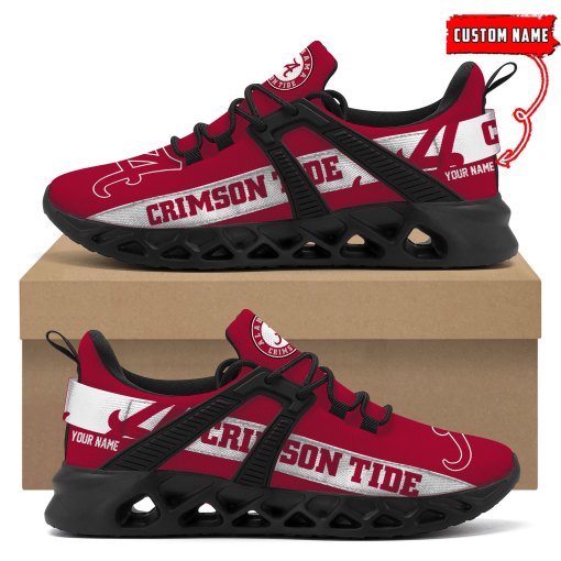 Alabama Crimson Tide Football Team Sport Sneakers - Famjoys Alabama Crimson Tide Football Team Sport Sneakers - Famjoys