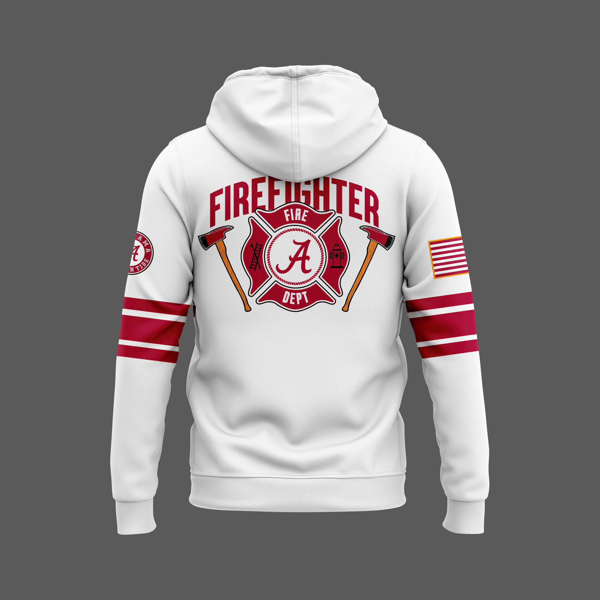 Alabama Crimson Tide Football x Firefighter Appreciation Night Premium Pullover Hoodie - Famjoys Alabama Crimson Tide Football x Firefighter Appreciation Night Premium Pullover Hoodie - Famjoys