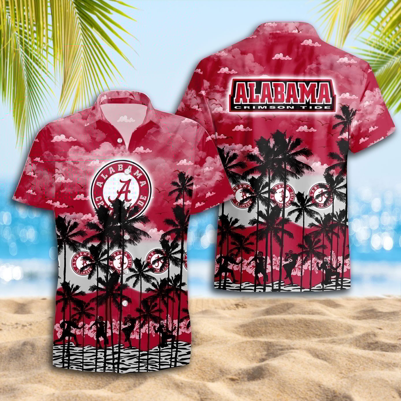 Alabama Crimson Tide Hawaiian Shirt Trending Summer - Famjoys Alabama Crimson Tide Hawaiian Shirt Trending Summer - Famjoys