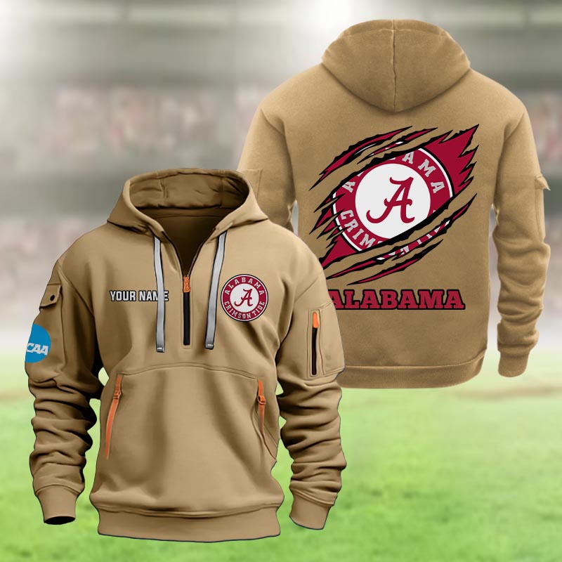 Alabama Crimson Tide Heavy Hoodie - Famjoys Alabama Crimson Tide Heavy Hoodie - Famjoys