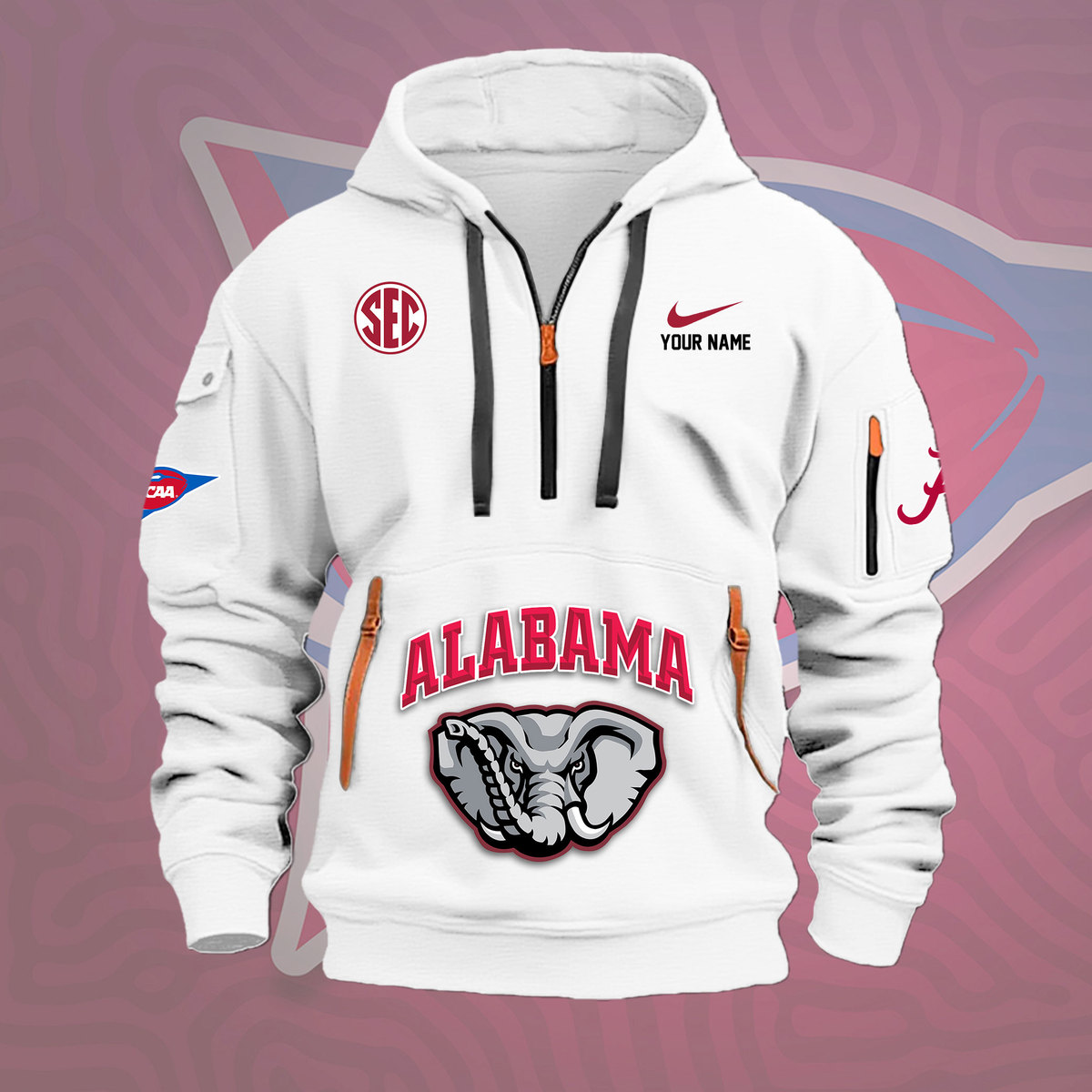 Alabama Crimson Tide Heavy Hoodie - Famjoys Alabama Crimson Tide Heavy Hoodie - Famjoys