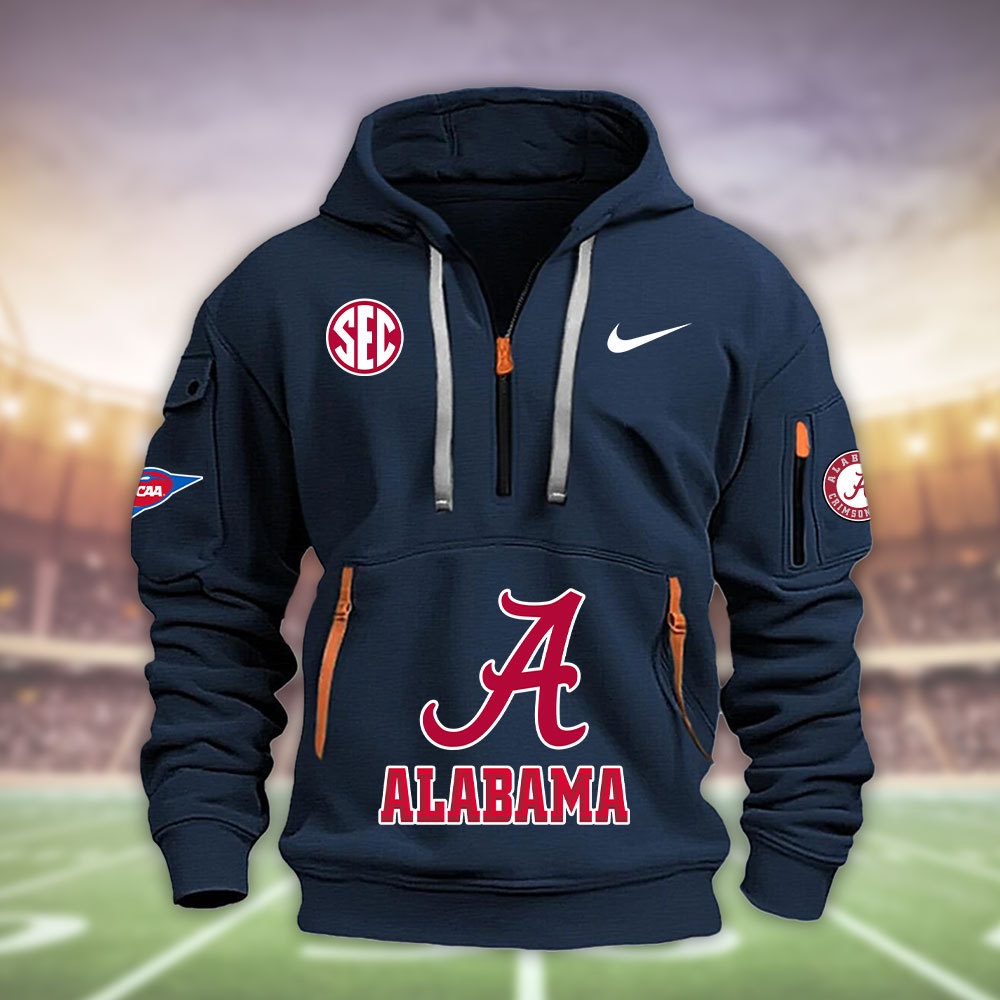 Alabama Crimson Tide Heavy Hoodie - Famjoys Alabama Crimson Tide Heavy Hoodie - Famjoys