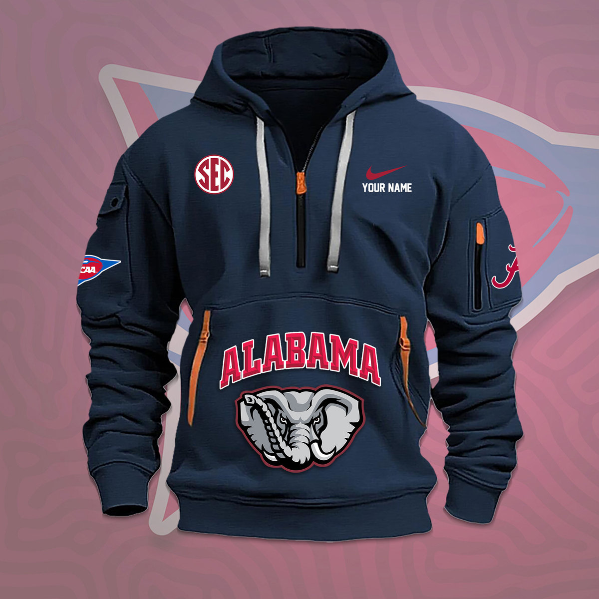 Alabama Crimson Tide Heavy Hoodie - Famjoys Alabama Crimson Tide Heavy Hoodie - Famjoys