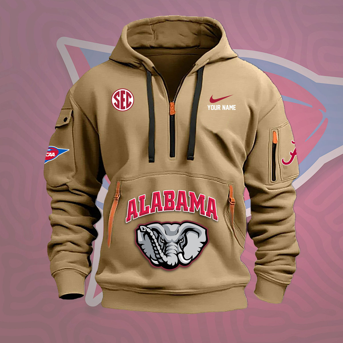 Alabama Crimson Tide Heavy Hoodie - Famjoys Alabama Crimson Tide Heavy Hoodie - Famjoys
