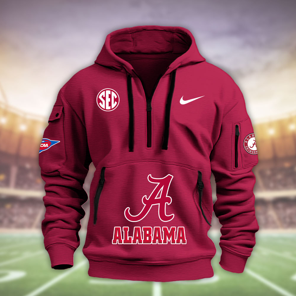 Alabama Crimson Tide Heavy Hoodie - Famjoys Alabama Crimson Tide Heavy Hoodie - Famjoys