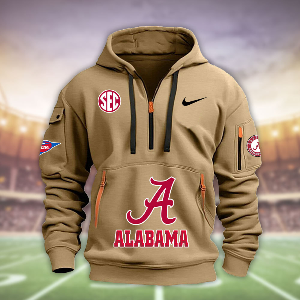 Alabama Crimson Tide Heavy Hoodie - Famjoys Alabama Crimson Tide Heavy Hoodie - Famjoys