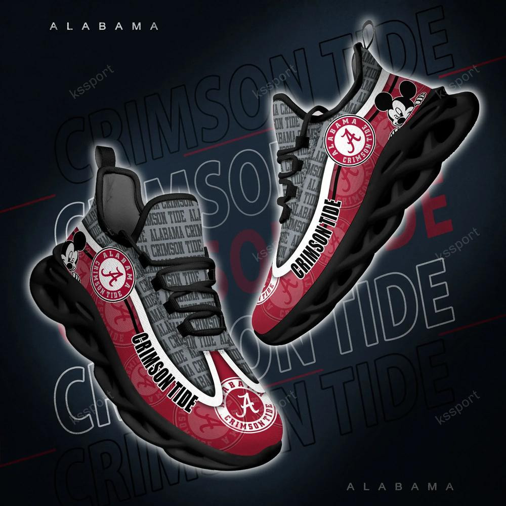 Alabama Crimson Tide Max Soul Clunky Sneakers - Famjoys Alabama Crimson Tide Max Soul Clunky Sneakers - Famjoys