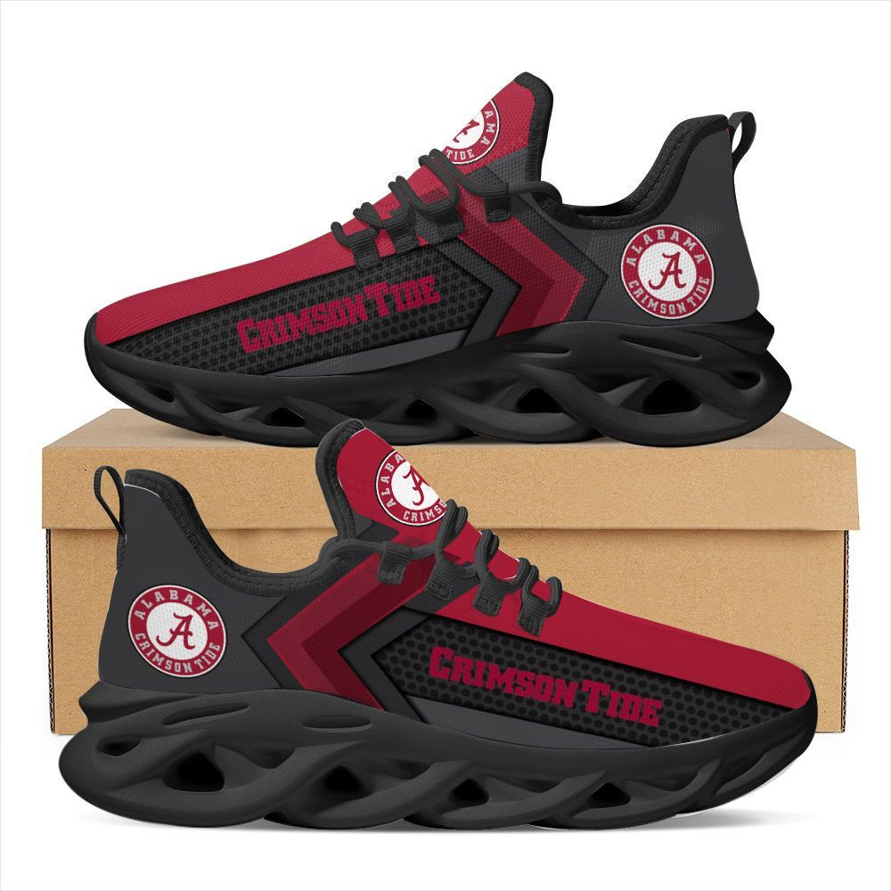Alabama Crimson Tide Max Soul Sneakers Shoes - Famjoys Alabama Crimson Tide Max Soul Sneakers Shoes - Famjoys