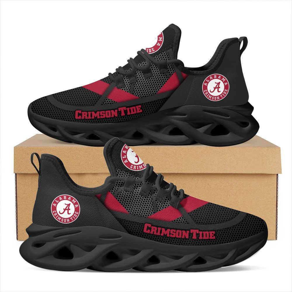 Alabama Crimson Tide Max Soul Sneakers Shoes - Famjoys Alabama Crimson Tide Max Soul Sneakers Shoes - Famjoys
