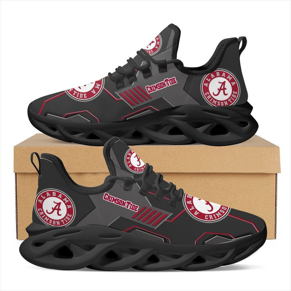 Alabama Crimson Tide Max Soul Sneakers Shoes - Famjoys Alabama Crimson Tide Max Soul Sneakers Shoes - Famjoys