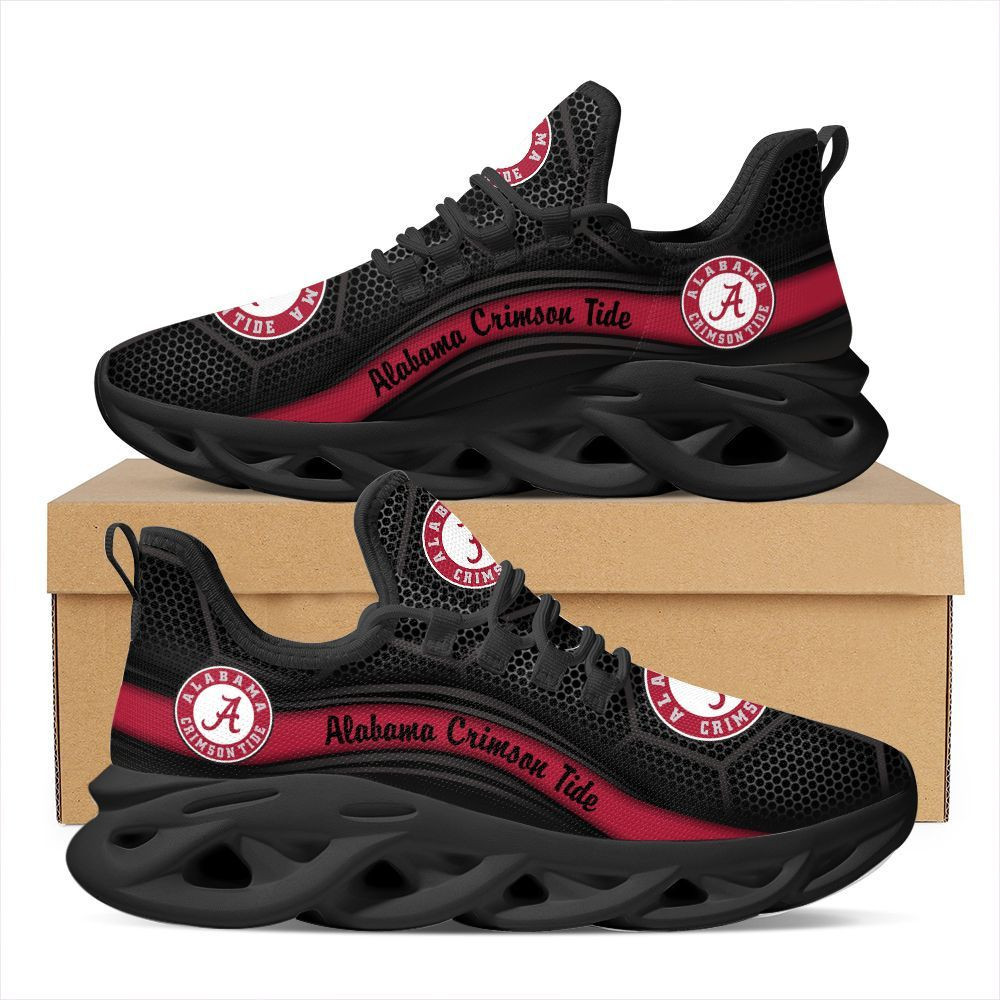 Alabama Crimson Tide Max Soul Sneakers Shoes - Famjoys Alabama Crimson Tide Max Soul Sneakers Shoes - Famjoys
