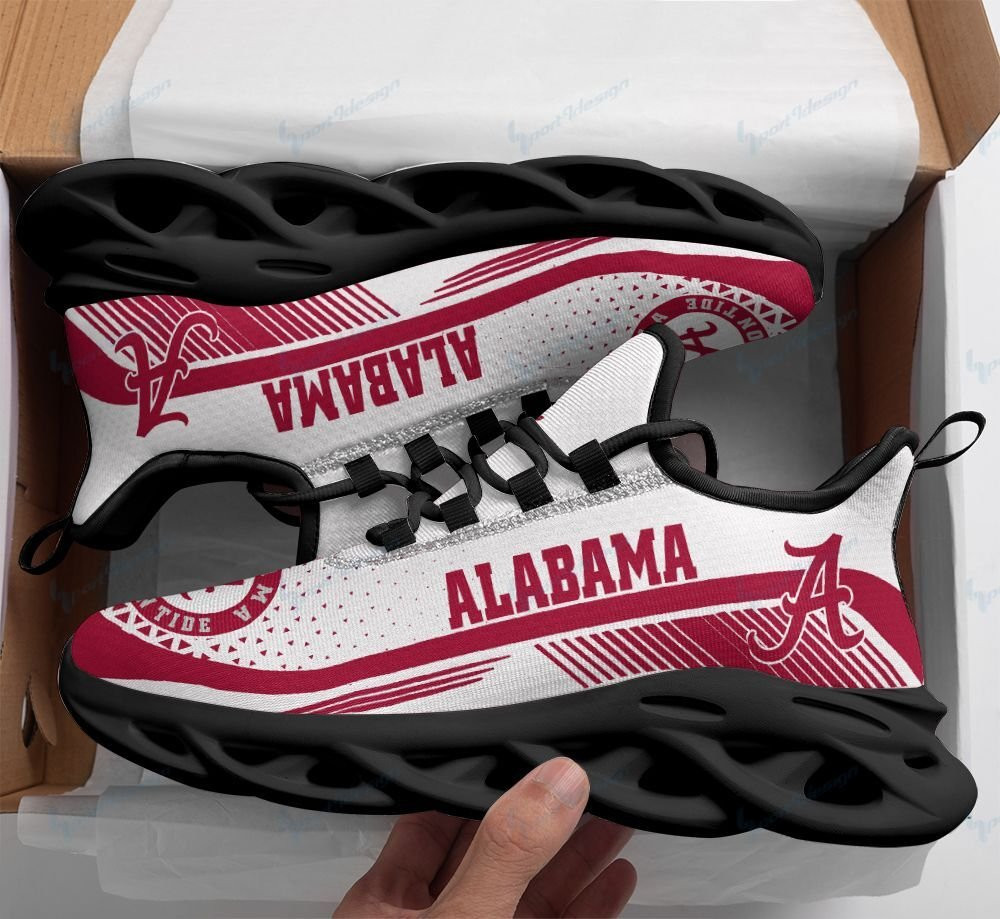 Alabama Crimson Tide Max Soul YZ Running Sneakers 100 - Famjoys Alabama Crimson Tide Max Soul YZ Running Sneakers 100 - Famjoys