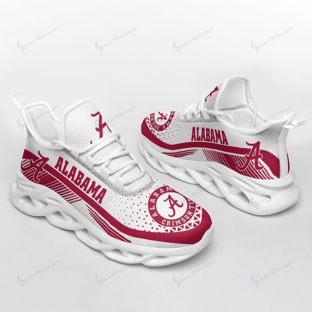 Alabama Crimson Tide Max Soul YZ Running Sneakers 100 - Famjoys Alabama Crimson Tide Max Soul YZ Running Sneakers 100 - Famjoys