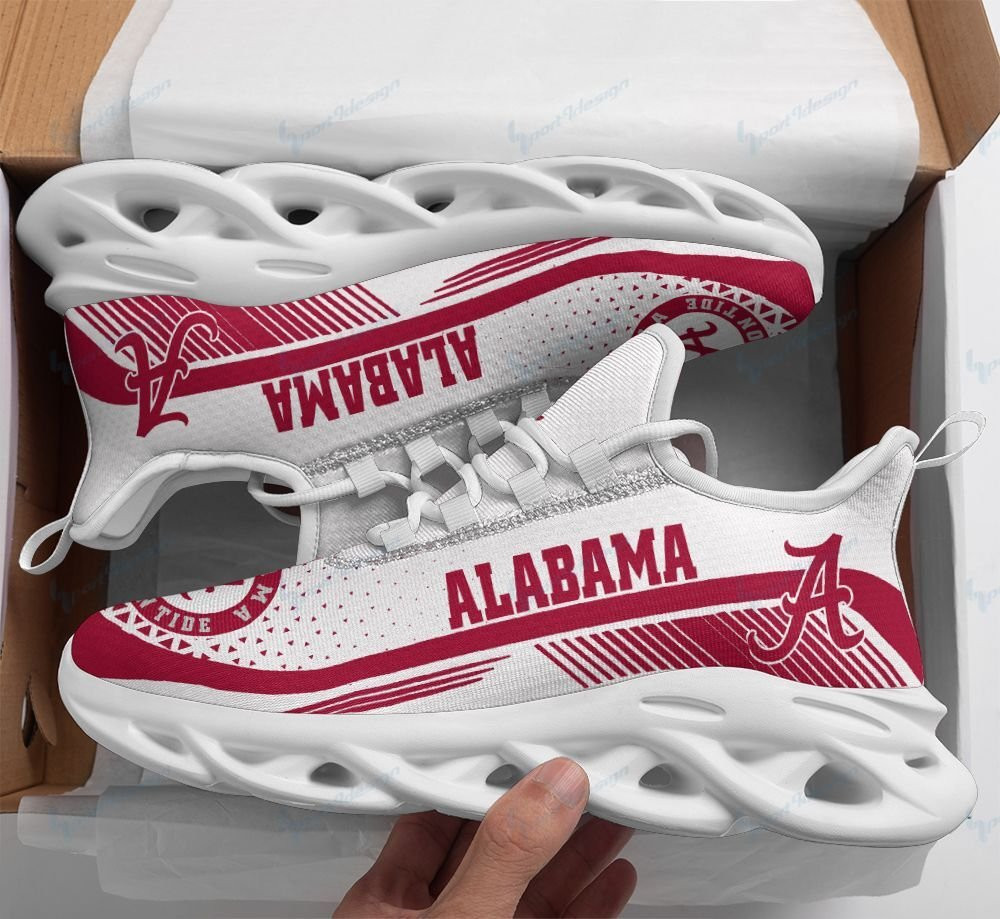Alabama Crimson Tide Max Soul YZ Running Sneakers 100 - Famjoys Alabama Crimson Tide Max Soul YZ Running Sneakers 100 - Famjoys