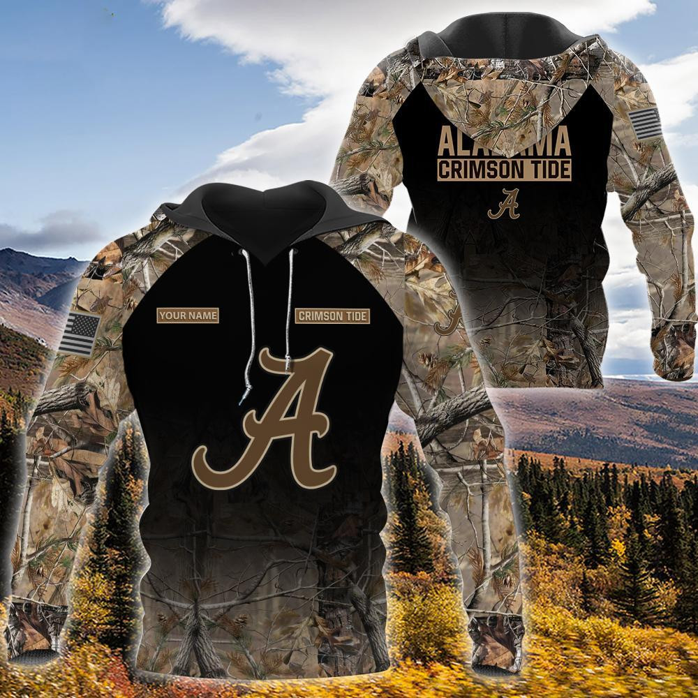 Alabama Crimson Tide Personalized Hunting Camo Hoodie,T-Shirt, Sweatshirt, Zipper - Famjoys Alabama Crimson Tide Personalized Hunting Camo Hoodie,T-Shirt, Sweatshirt, Zipper - Famjoys