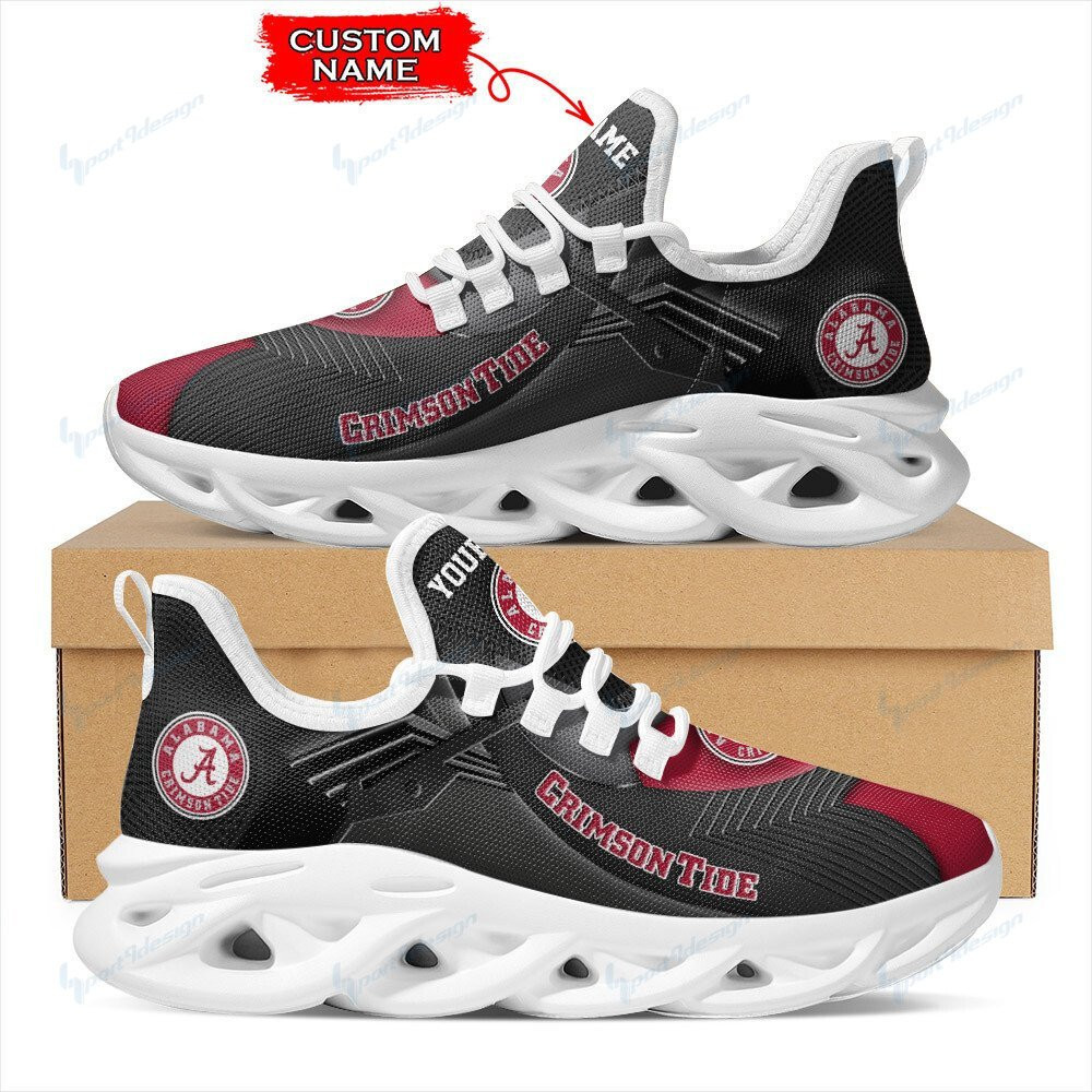 Alabama Crimson Tide Personalized Max Soul YZ Running Sneakers 298 - Famjoys Alabama Crimson Tide Personalized Max Soul YZ Running Sneakers 298 - Famjoys