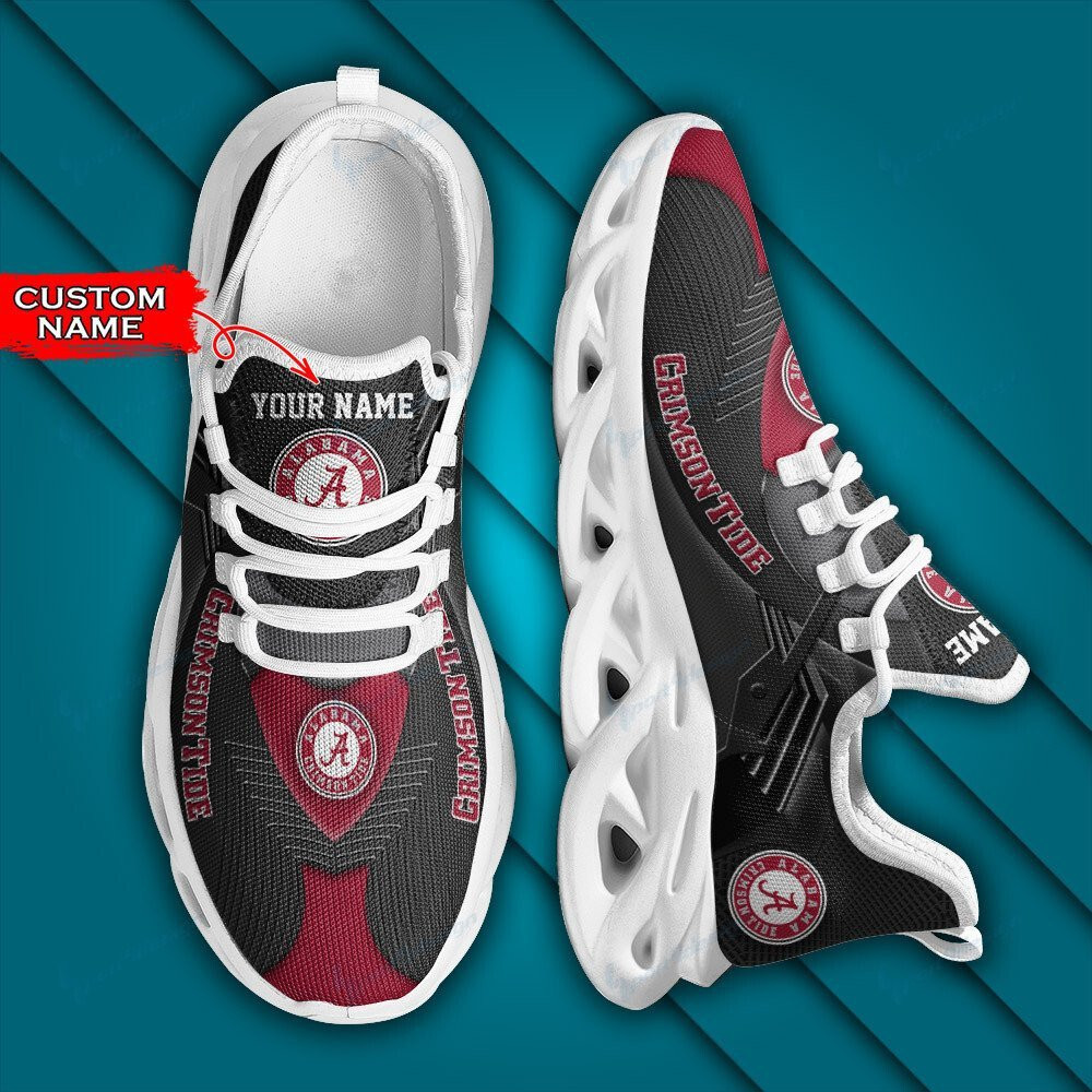 Alabama Crimson Tide Personalized Max Soul YZ Running Sneakers 298 - Famjoys Alabama Crimson Tide Personalized Max Soul YZ Running Sneakers 298 - Famjoys