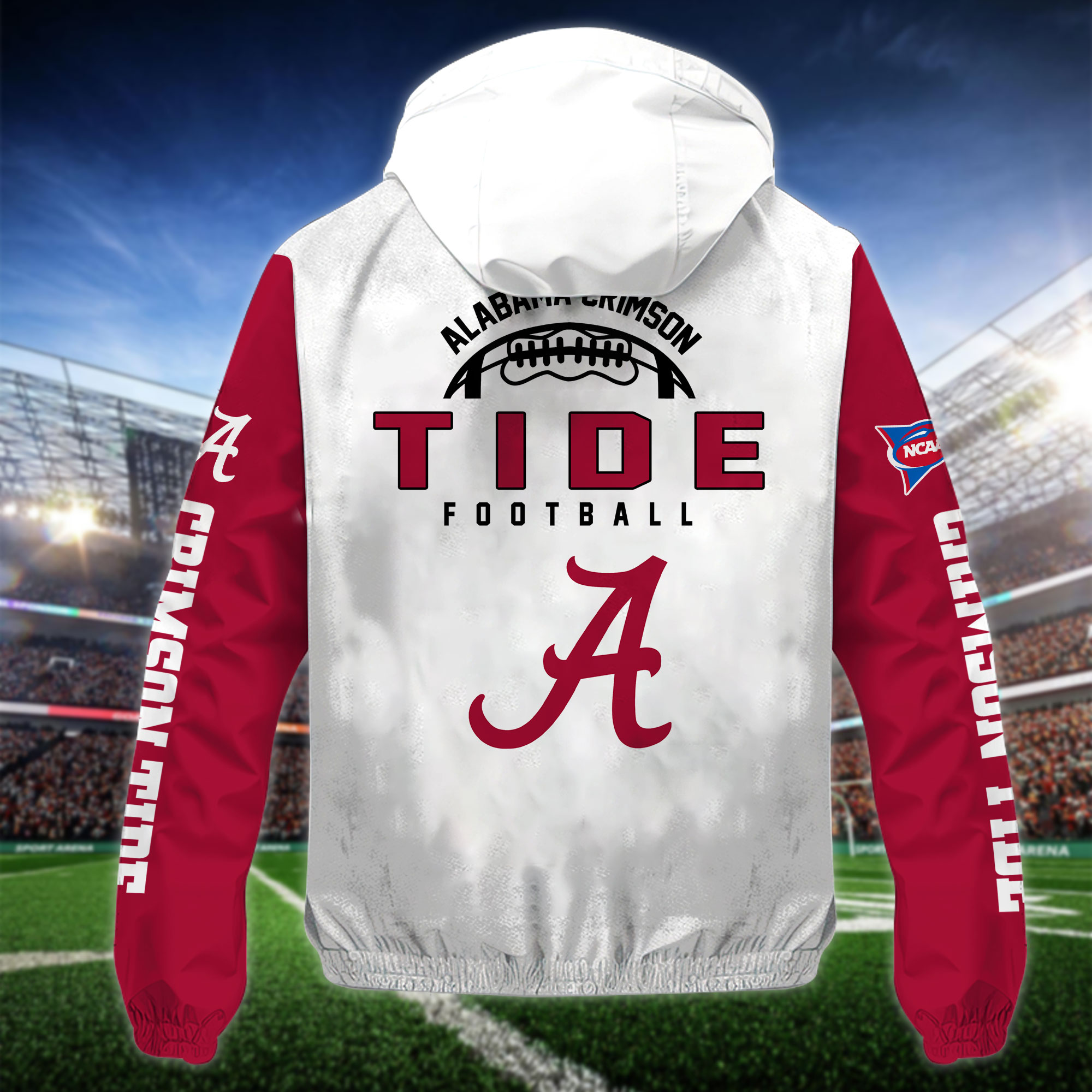 Alabama Crimson Tide Windbreaker Outdoor Jacket - Famjoys Alabama Crimson Tide Windbreaker Outdoor Jacket - Famjoys