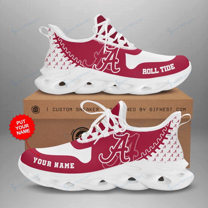 Alabama Crimson Tide YZ Running Sneakers - Famjoys Alabama Crimson Tide YZ Running Sneakers - Famjoys
