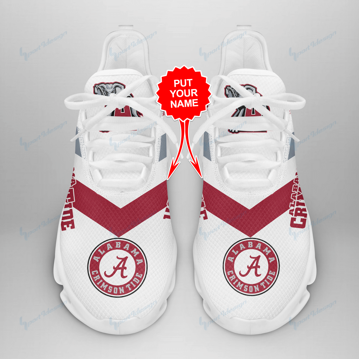 Alabama Crimson Tide YZ Running Sneakers - Famjoys Alabama Crimson Tide YZ Running Sneakers - Famjoys
