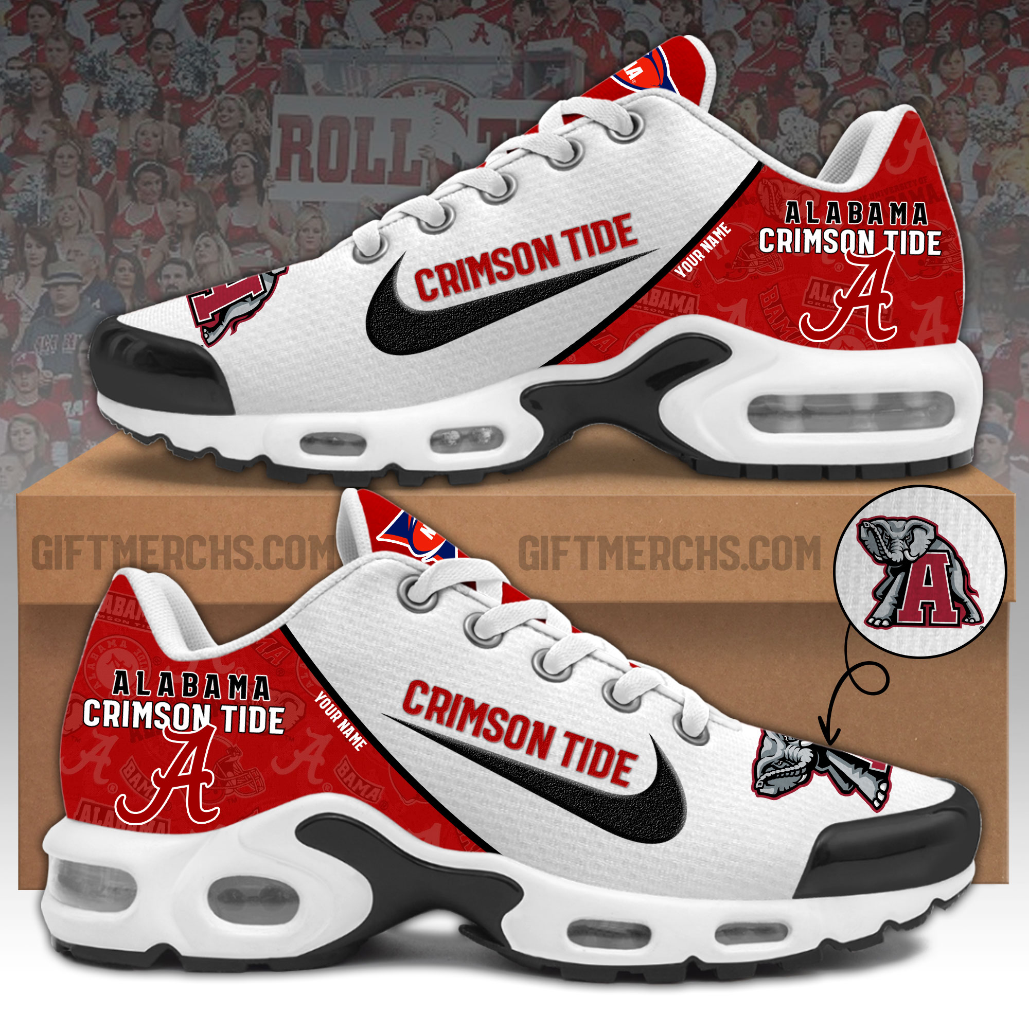 Alabama Personalized Shoes - Famjoys Alabama Personalized Shoes - Famjoys