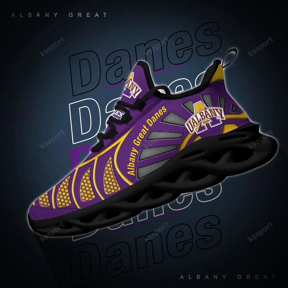 Albany Great Danes Max Soul Clunky, Black And White Running Shoes - Famjoys Albany Great Danes Max Soul Clunky, Black And White Running Shoes - Famjoys