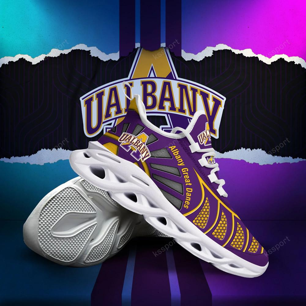 Albany Great Danes Max Soul Clunky, Black And White Running Shoes - Famjoys Albany Great Danes Max Soul Clunky, Black And White Running Shoes - Famjoys