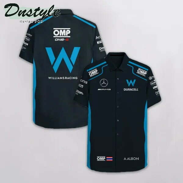 Alexander Albon Williams Racing F1 Hawaiian Shirt - Famjoys Alexander Albon Williams Racing F1 Hawaiian Shirt - Famjoys