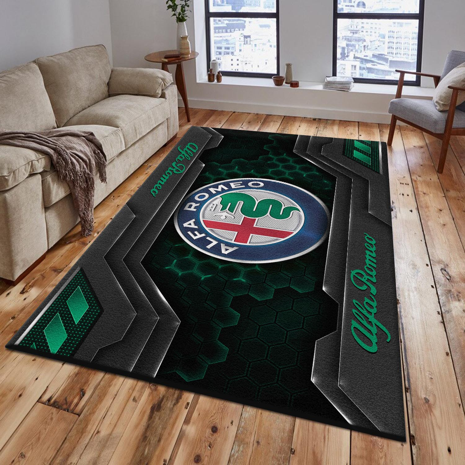 Alfa Romeo Area Rugs 0269 - Famjoys Alfa Romeo Area Rugs 0269 - Famjoys