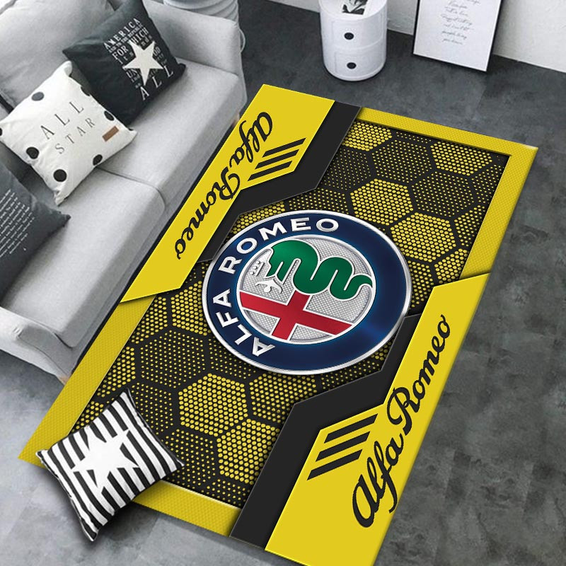 Alfa Romeo Area Rugs 3376 Multicolor - Famjoys Alfa Romeo Area Rugs 3376 Multicolor - Famjoys