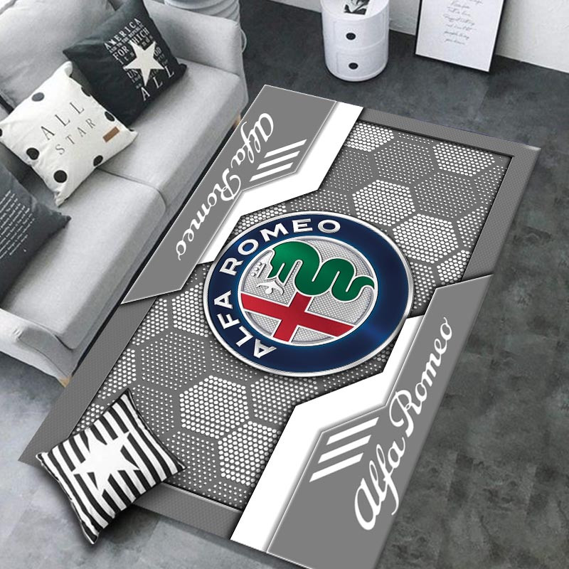 Alfa Romeo Area Rugs 3376 Multicolor - Famjoys Alfa Romeo Area Rugs 3376 Multicolor - Famjoys
