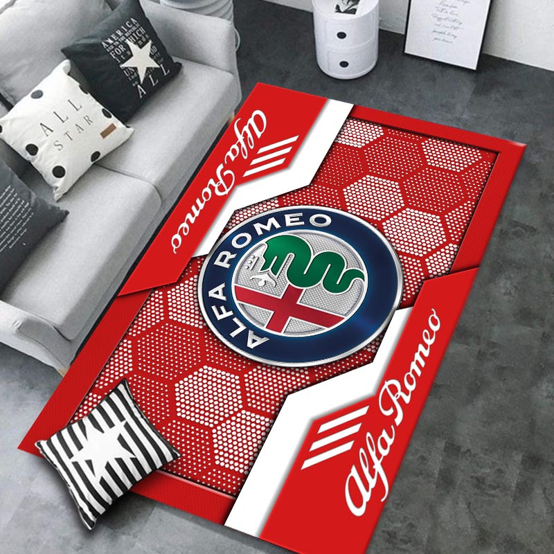 Alfa Romeo Area Rugs 3376 Multicolor - Famjoys Alfa Romeo Area Rugs 3376 Multicolor - Famjoys