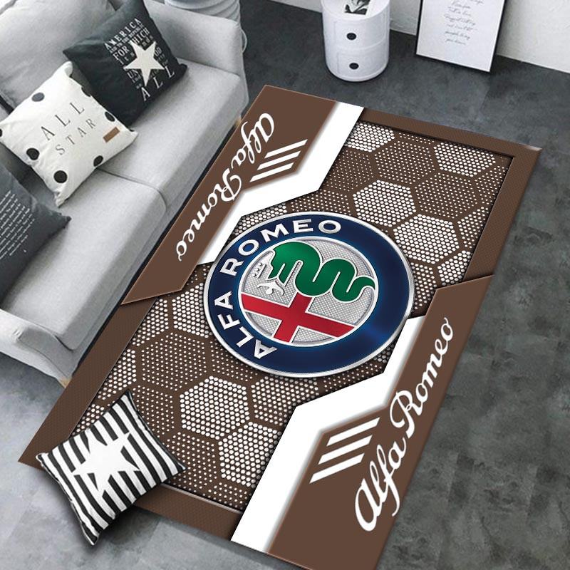 Alfa Romeo Area Rugs 3376 Multicolor - Famjoys Alfa Romeo Area Rugs 3376 Multicolor - Famjoys