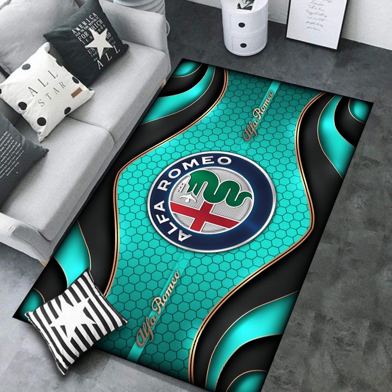 Alfa Romeo Area Rugs 3887 Multicolor - Famjoys Alfa Romeo Area Rugs 3887 Multicolor - Famjoys