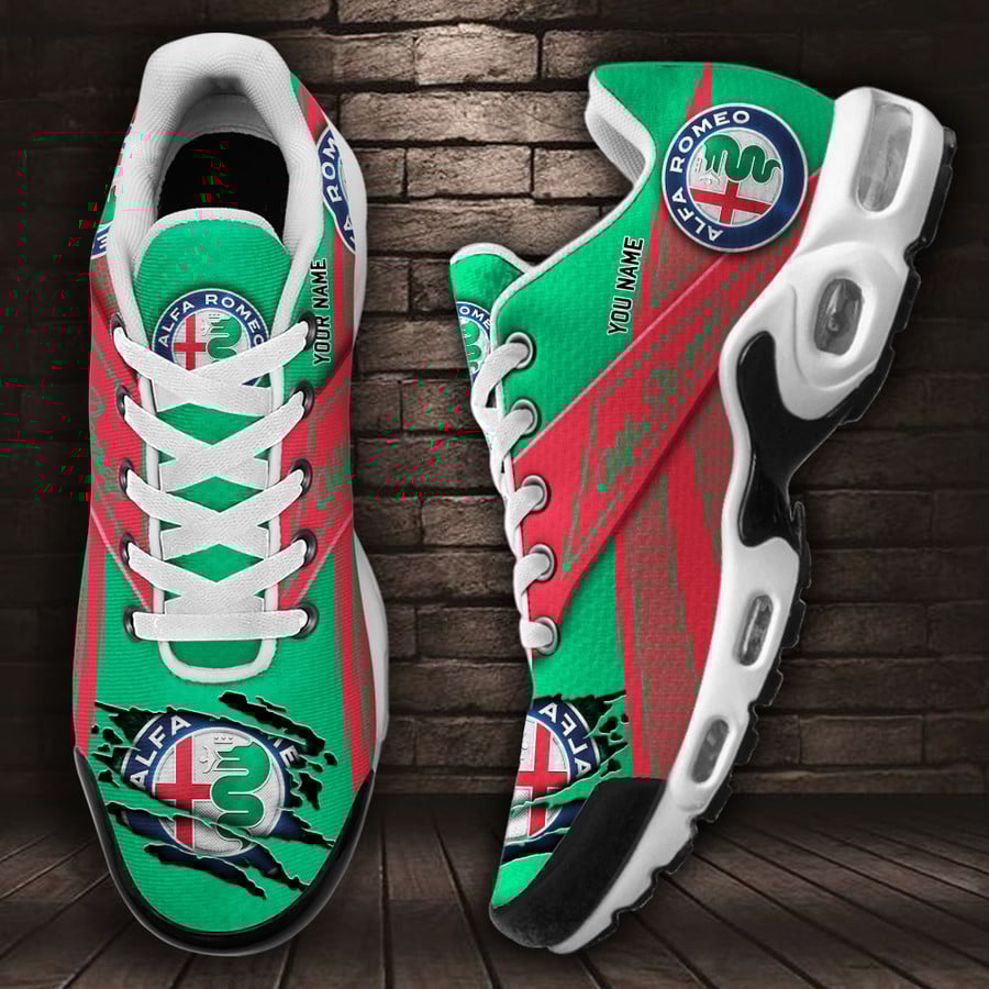 Alfa Romeo Custom Name Sport Shoes VS12 - Famjoys Alfa Romeo Custom Name Sport Shoes VS12 - Famjoys