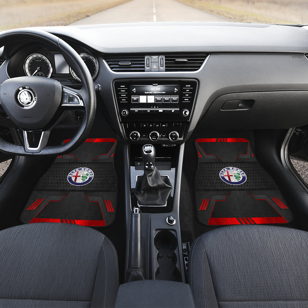 Alfa Romeo Front Car Mats V4 - Famjoys Alfa Romeo Front Car Mats V4 - Famjoys