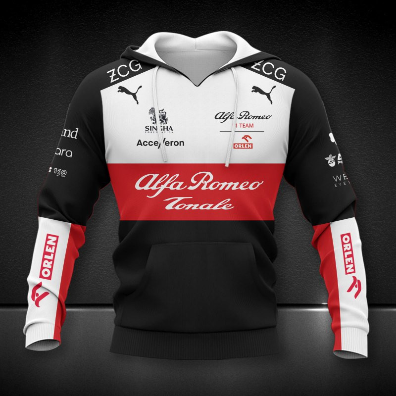 Alfa Romeo Racing ORLEN Printing T-Shirt, Polo, Hoodie, Zip, Bomber 9683 - Famjoys Alfa Romeo Racing ORLEN Printing T-Shirt, Polo, Hoodie, Zip, Bomber 9683 - Famjoys