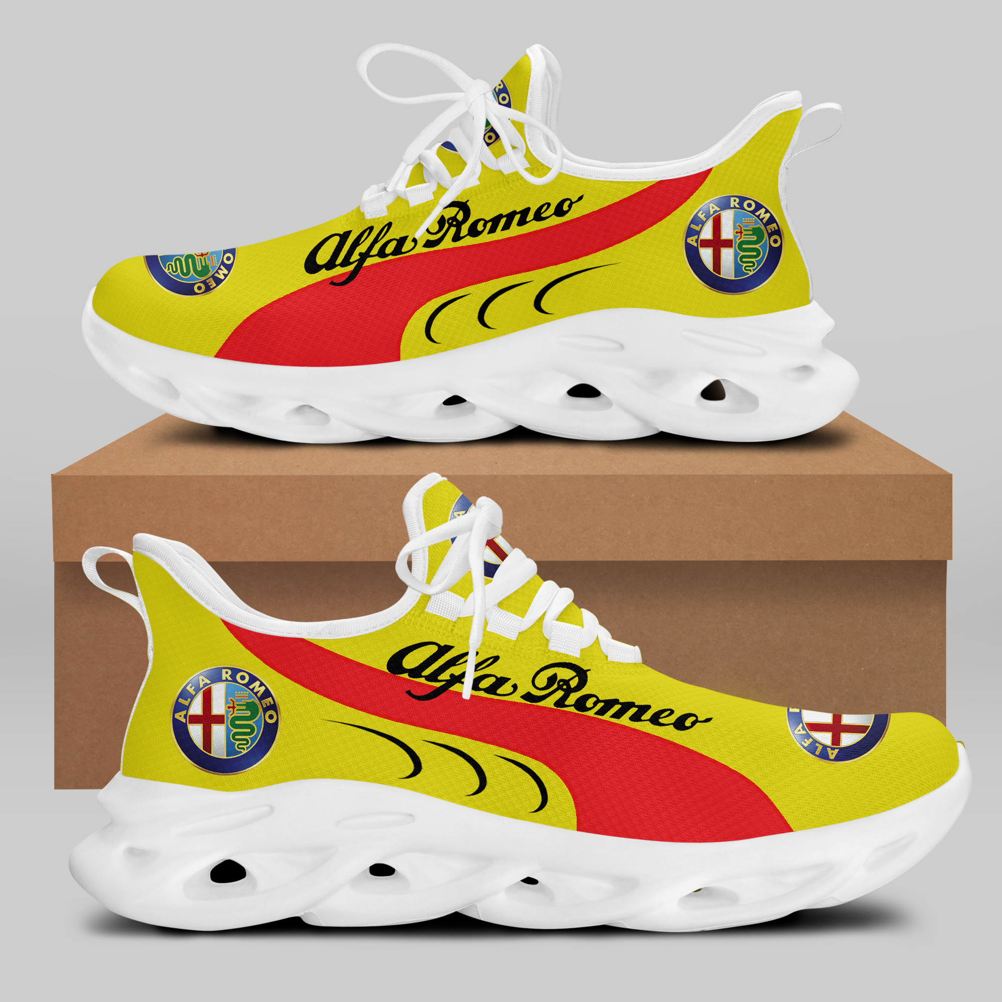 Alfa Romeo Running Shoes Ver 10 - Famjoys Alfa Romeo Running Shoes Ver 10 - Famjoys