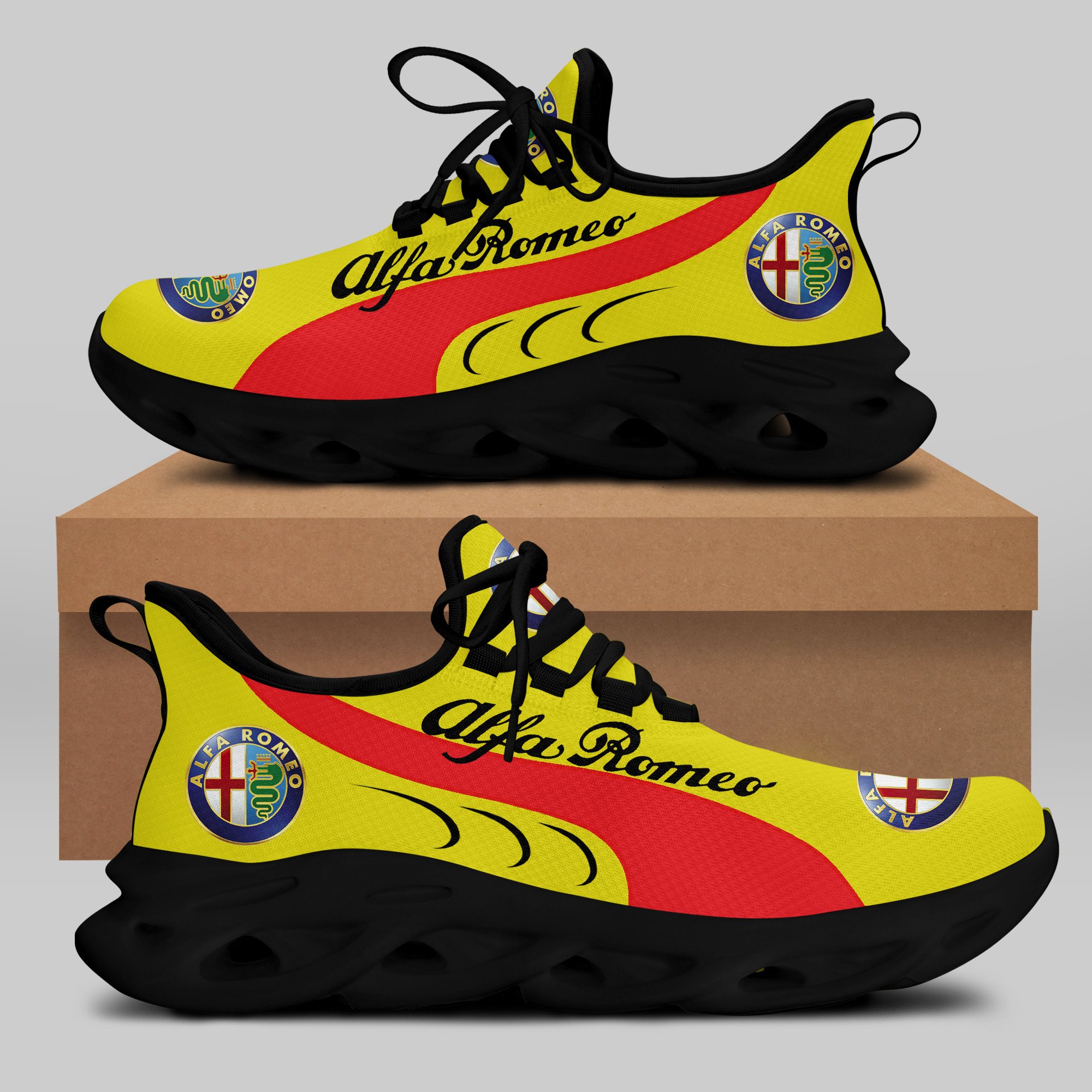 Alfa Romeo Running Shoes Ver 10 - Famjoys Alfa Romeo Running Shoes Ver 10 - Famjoys