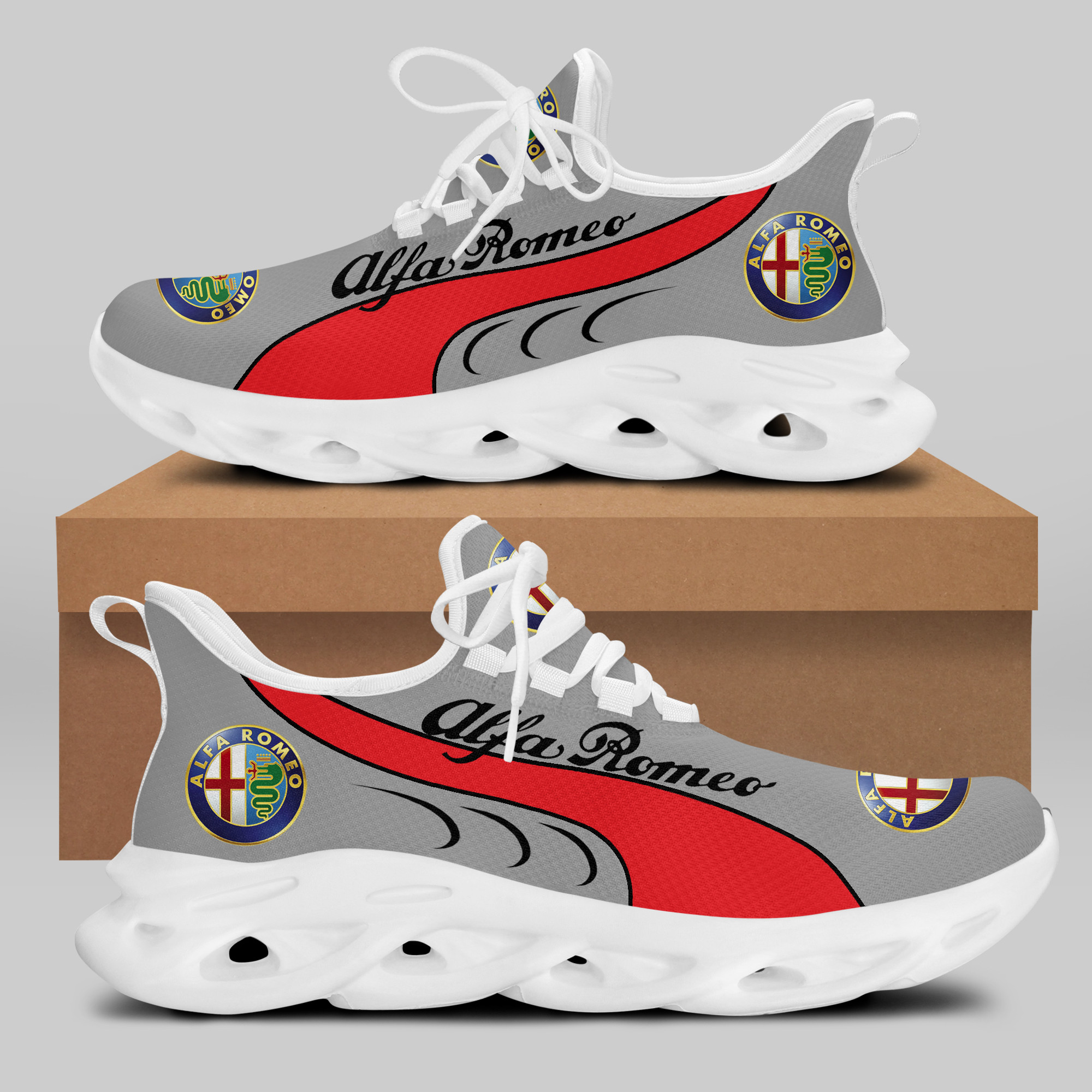 Alfa Romeo Running Shoes Ver 7 - Famjoys Alfa Romeo Running Shoes Ver 7 - Famjoys