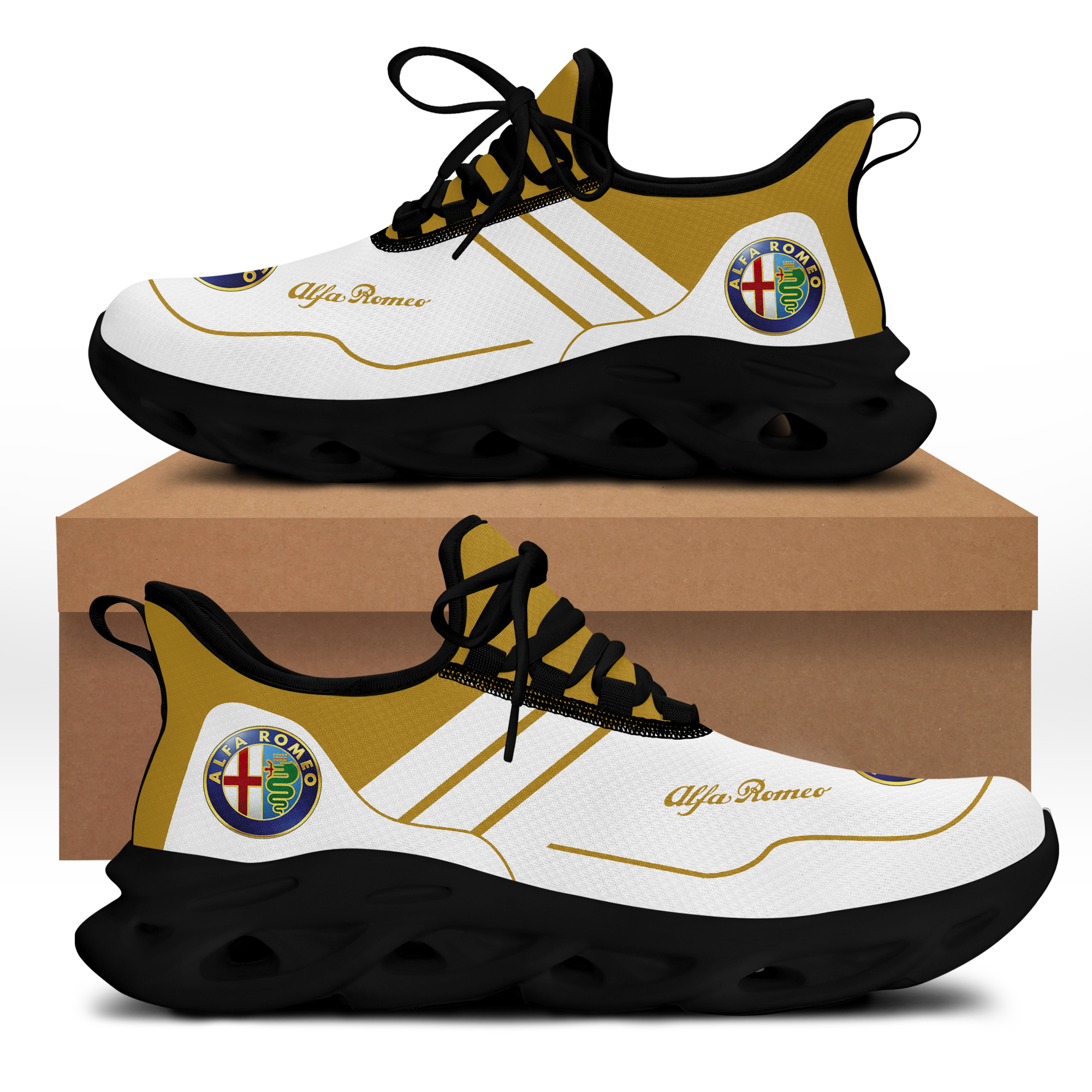 Alfa Romeo Sneakers Shoes - Famjoys Alfa Romeo Sneakers Shoes - Famjoys