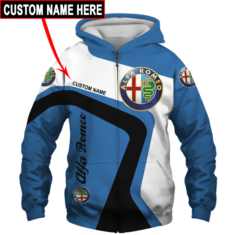 Alfa Romeo t-shirt hoodie apparel 3D full printing - Famjoys Alfa Romeo t-shirt hoodie apparel 3D full printing - Famjoys