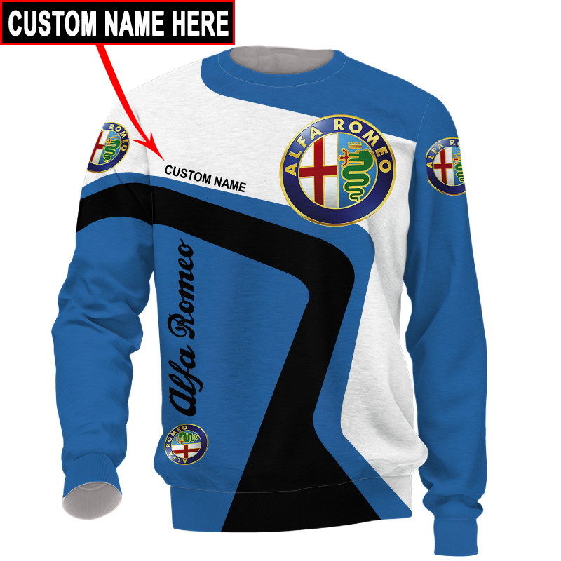 Alfa Romeo t-shirt hoodie apparel 3D full printing - Famjoys Alfa Romeo t-shirt hoodie apparel 3D full printing - Famjoys
