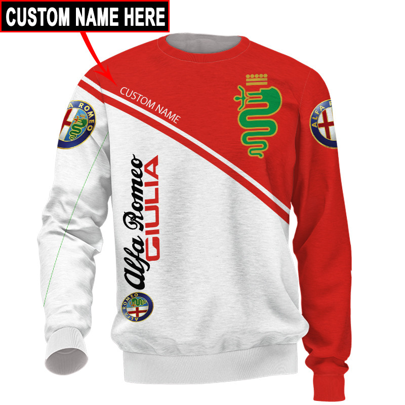 Alfa Romeo t-shirt hoodie apparel 3D full printing - Famjoys Alfa Romeo t-shirt hoodie apparel 3D full printing - Famjoys