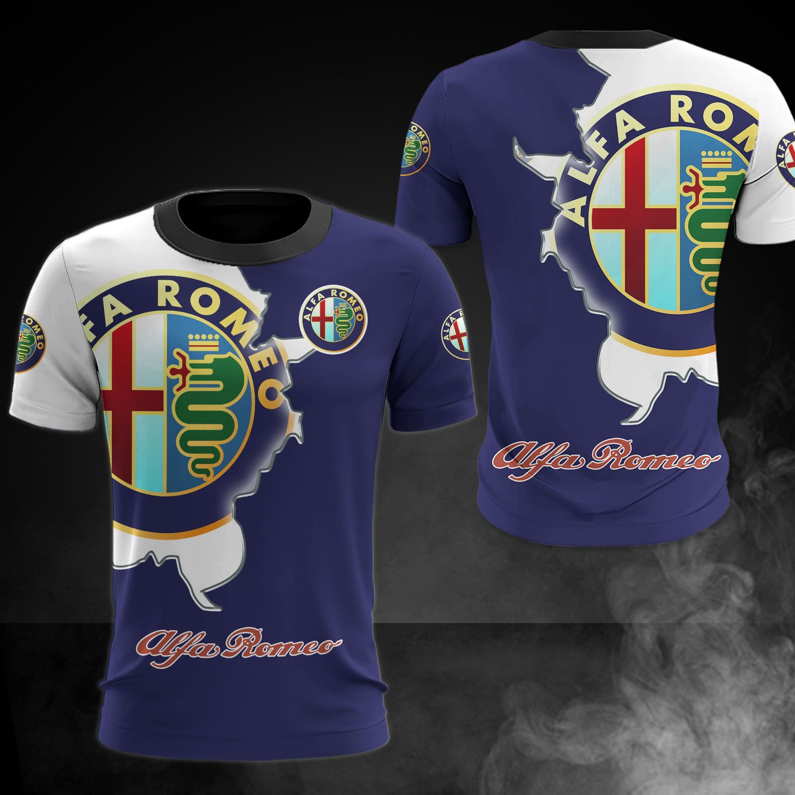 Alfa Romeo T-Shirt, Polo, Hoodie, Zip, Bomber 001 - Famjoys Alfa Romeo T-Shirt, Polo, Hoodie, Zip, Bomber 001 - Famjoys