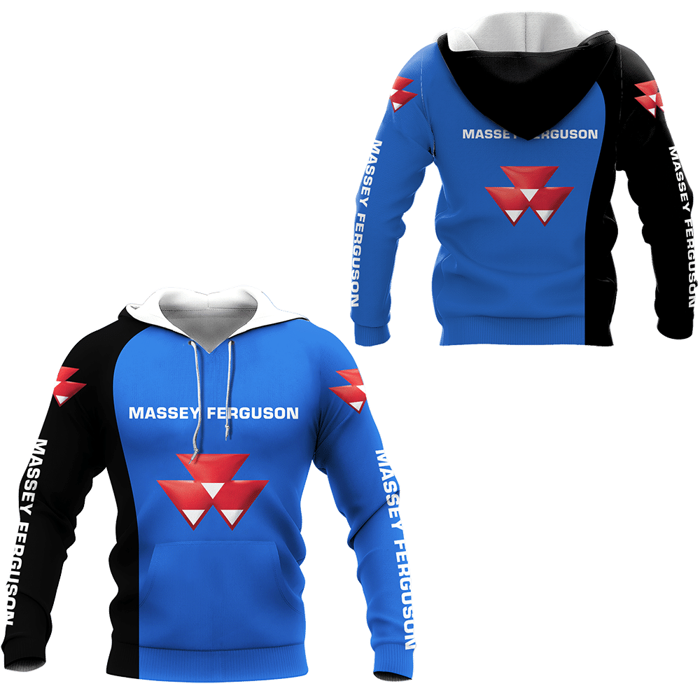 All Over Printed Massey Ferguson TT Shirts Ver 1 (Blue)