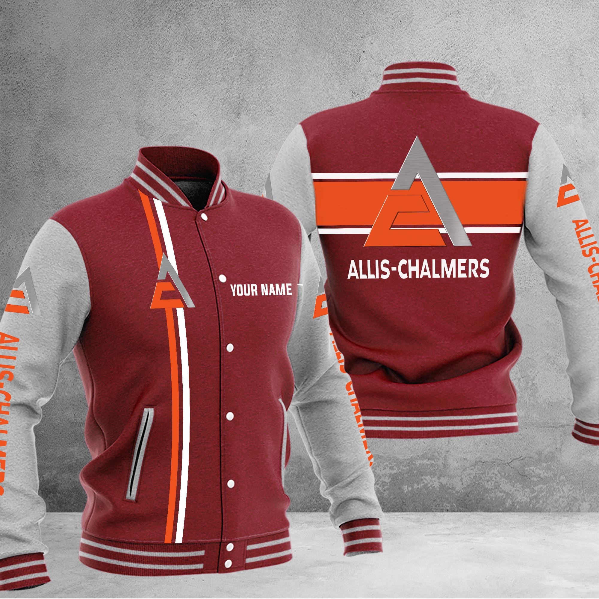 Allis Chalmers Baseball Jacket - Famjoys Allis Chalmers Baseball Jacket - Famjoys