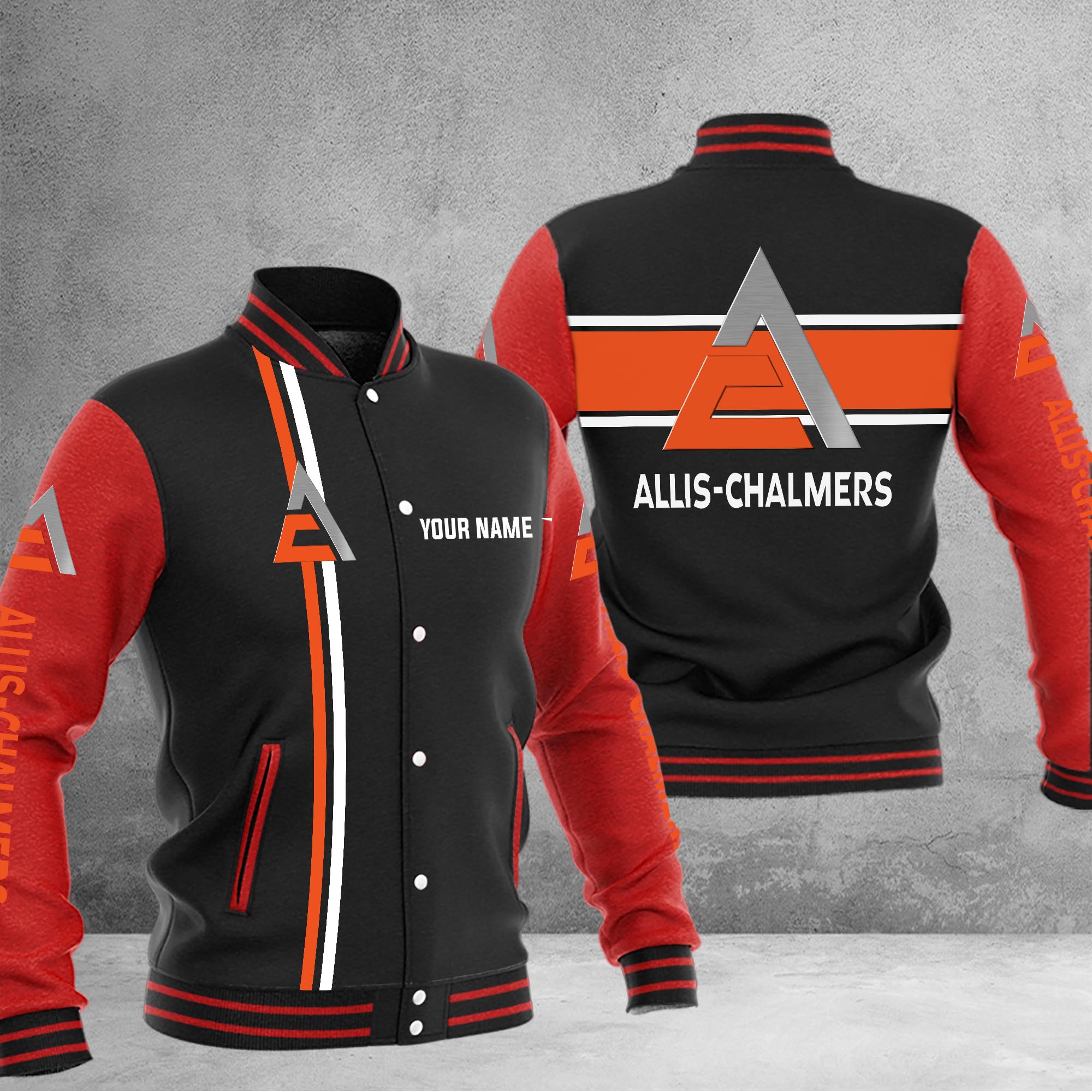 Allis Chalmers Baseball Jacket - Famjoys Allis Chalmers Baseball Jacket - Famjoys