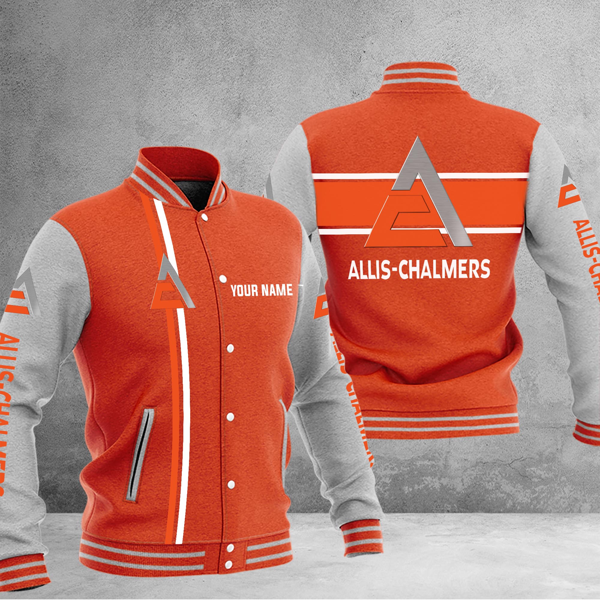 Allis Chalmers Baseball Jacket - Famjoys Allis Chalmers Baseball Jacket - Famjoys